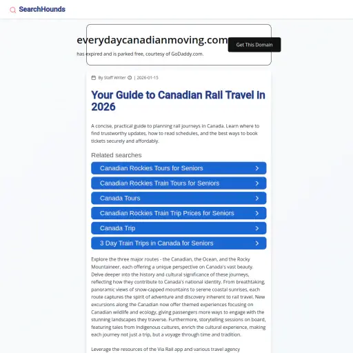 Everydaycanadianmoving