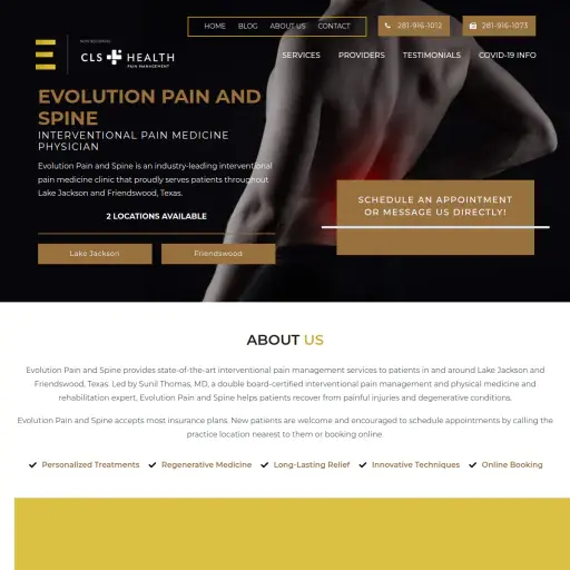 Evolution Pain and Spine