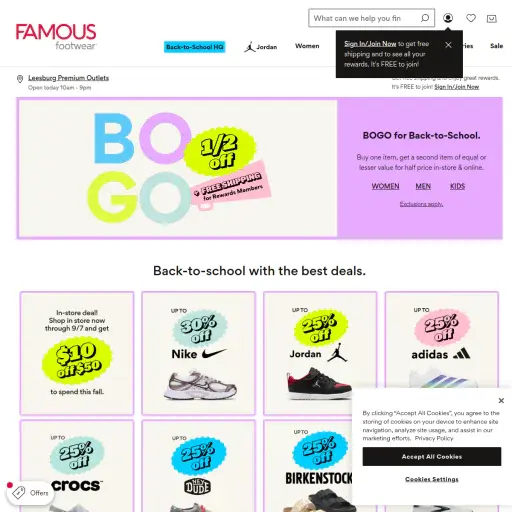 Famous Footwear