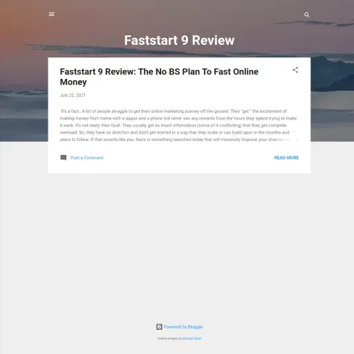 Faststart9review Blogspot