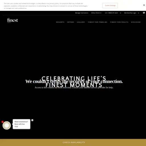 finestresorts.com