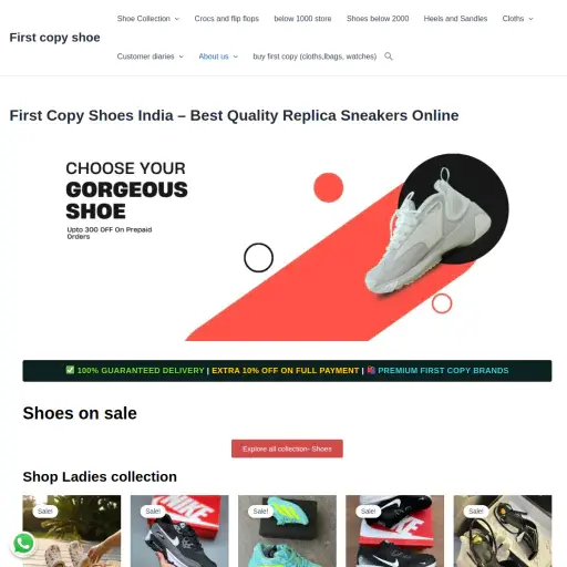 firstcopyshoe.com