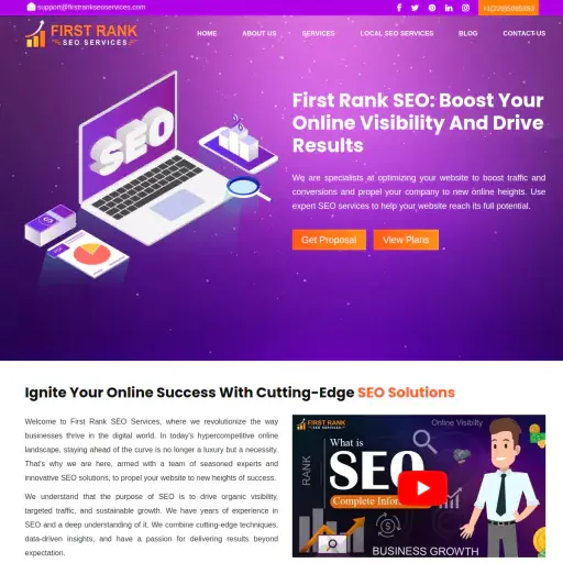 First Rank Seo Services