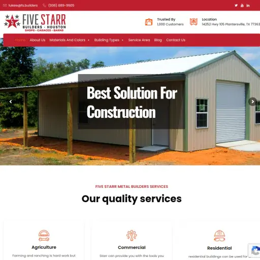 Five Starr Metal Builders
