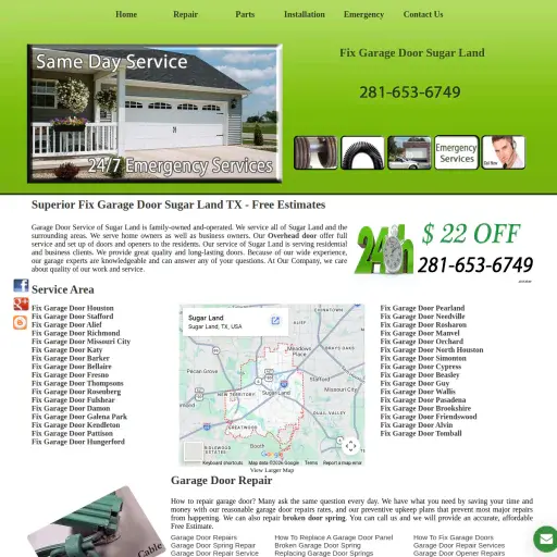 Fix Garage Door Sugar Land