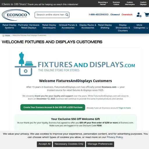Fixtures & Displays