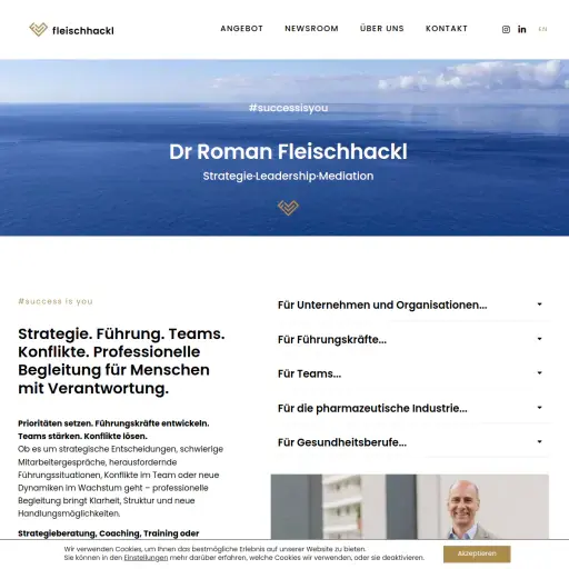 Dr Roman Fleischhackl Leadershipcoaching und Teamcoaching