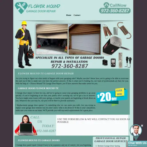 Flower Mound Garage Door Repair
