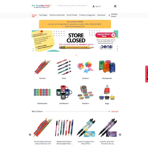 For Teachers Only by Atlas Pen & Pencil LLP.
