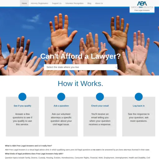 freelegalanswers.org