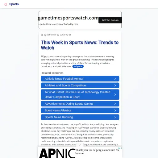 Game Time Sports Watch