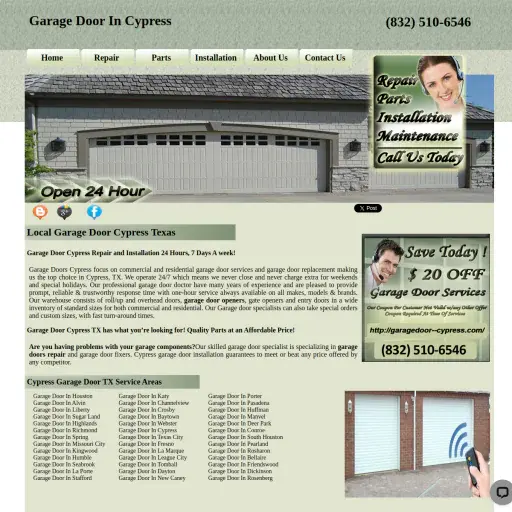 Garage Door Cypress