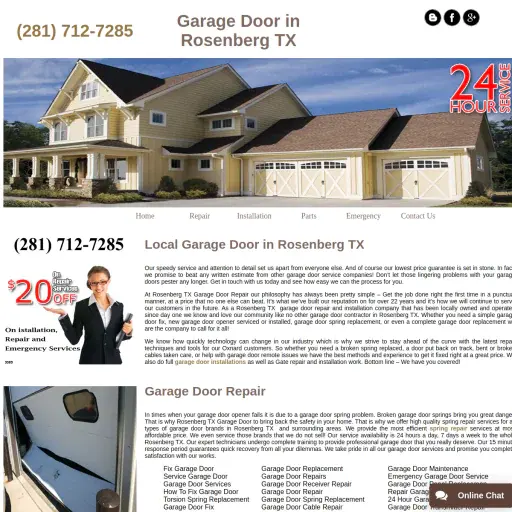 The Garage Door Rosenberg