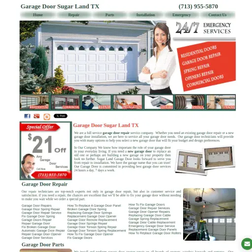 Garage Door Sugar Land TX