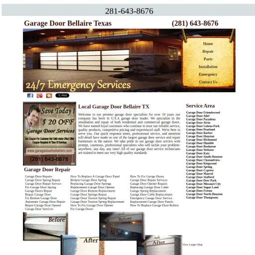 Garage Door Bellaire TX