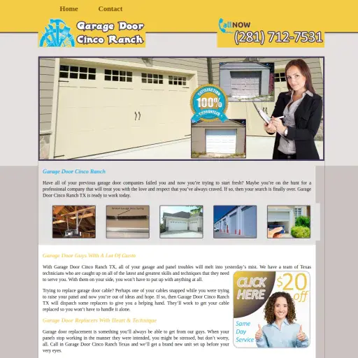 Garage Door Cinco Ranch
