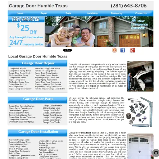Garage Door Humble TX