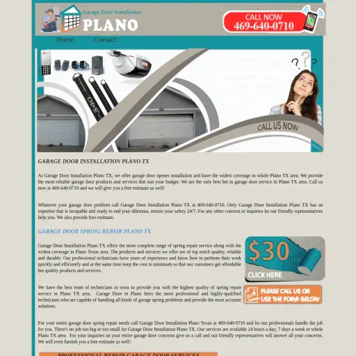 Garage Door Installation Plano