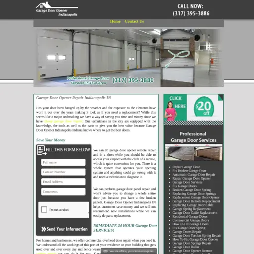 Garage Door Opener Indianapolis