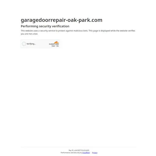 Garage Door Repair Oak Park