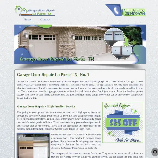 Garage Door Repair La Porte TX
