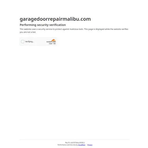Garage Door Repair Malibu , CA