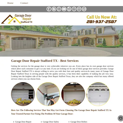 Garage Door Repair Stafford TX