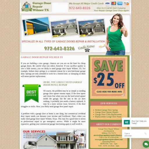 Garage Door Repair Wilmer