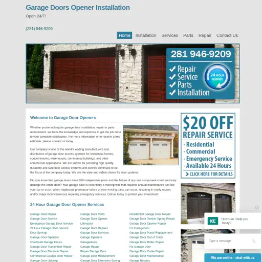 Chico's Garage Doors Opener Installation