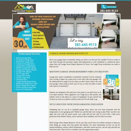 Garage Doors Repair Baytown