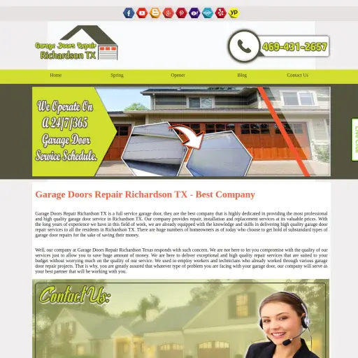 Garage Doors Repair Richardson TX