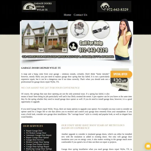 Garage Doors Repair Wylie