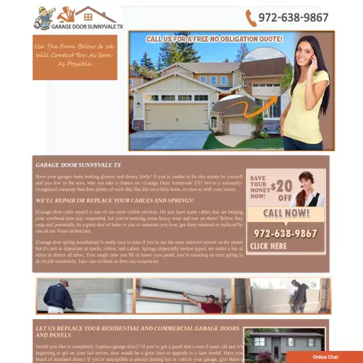 Garage Door Sunnyvale TX