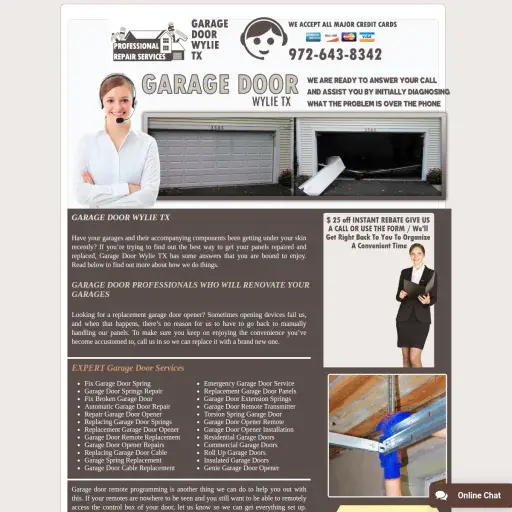 Garage Door Wylie TX