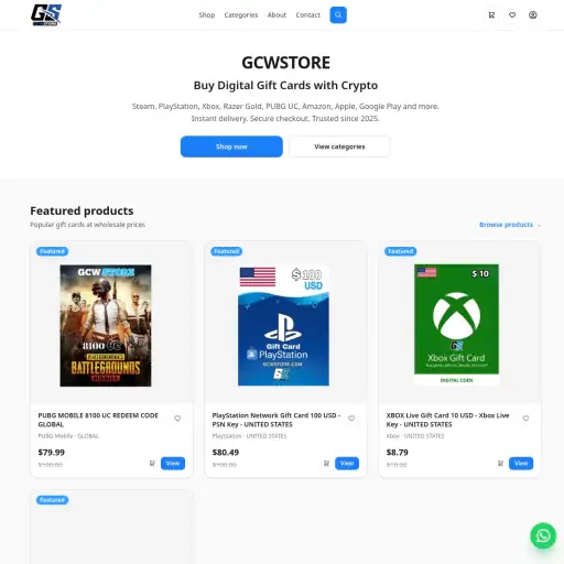 Gcwstore