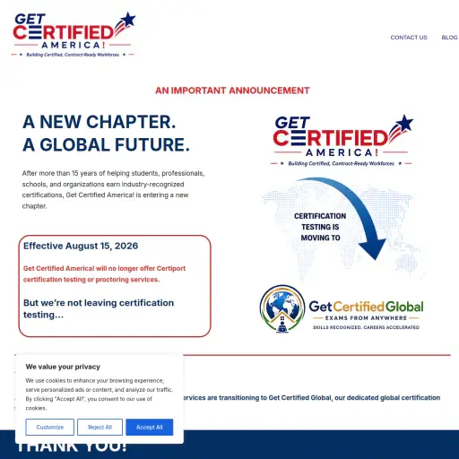 Get Certified America!