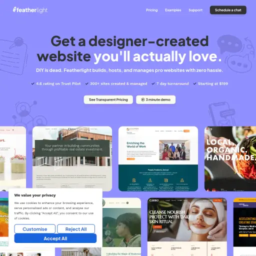 Featherlight Websites