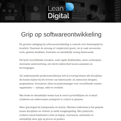 Lean Digital