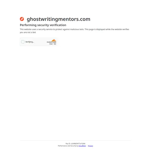 Ghostwriting Mentors