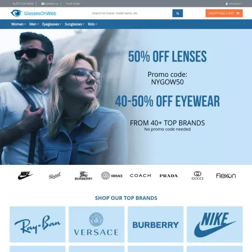 Glassesonweb