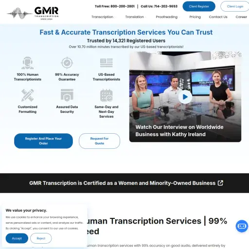GMR Transcription Services, Inc.