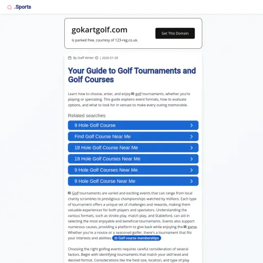 Gokartgolf