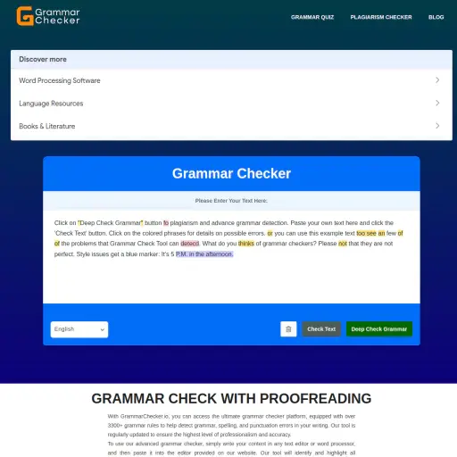Grammar Checker