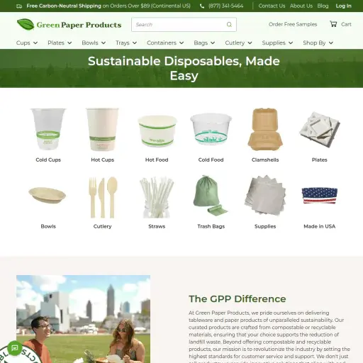 Biodegradable Products - GREEN Paper Products