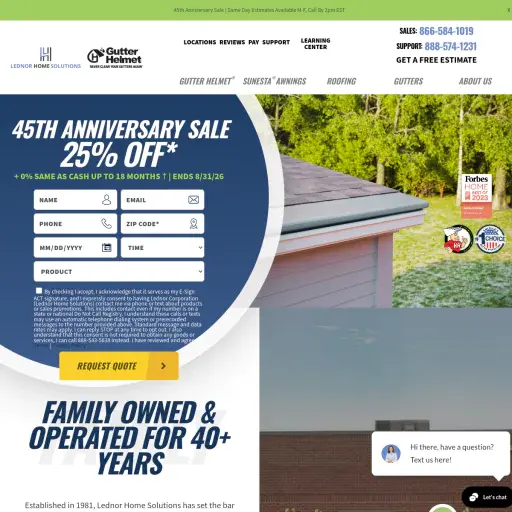 Gutter Helmet by Lednor Home Solutions®