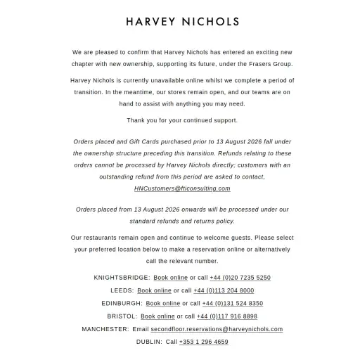 Harvey Nichols