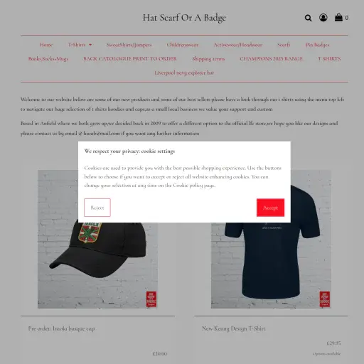 Hat scarf or a badge