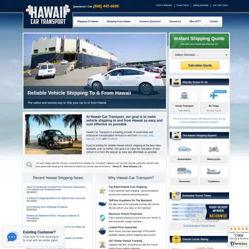 Hawaii Car Transport