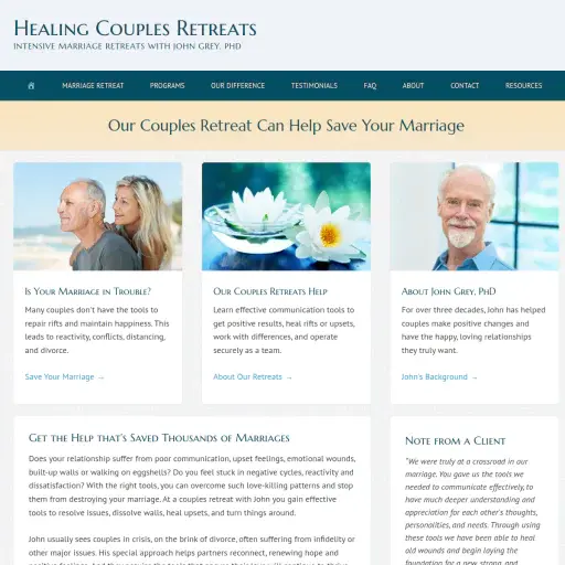 Healing Couples Retreats
