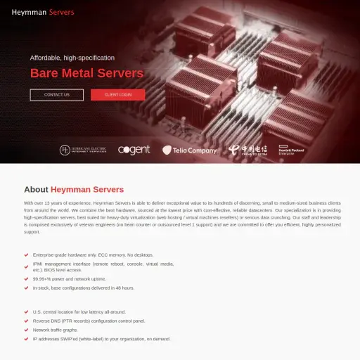 Heymman Servers